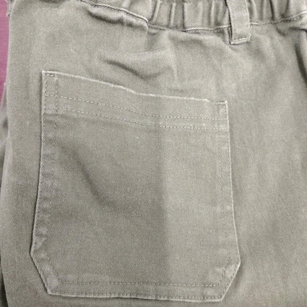 Girl‎ Scouts Kids Size L Olive Green Cargo Utility Uniform Pants  Cotton Blend